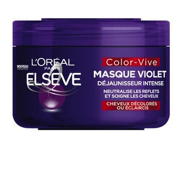 Elseve Color-Vive Masque Violet Déjaunisseur Intense